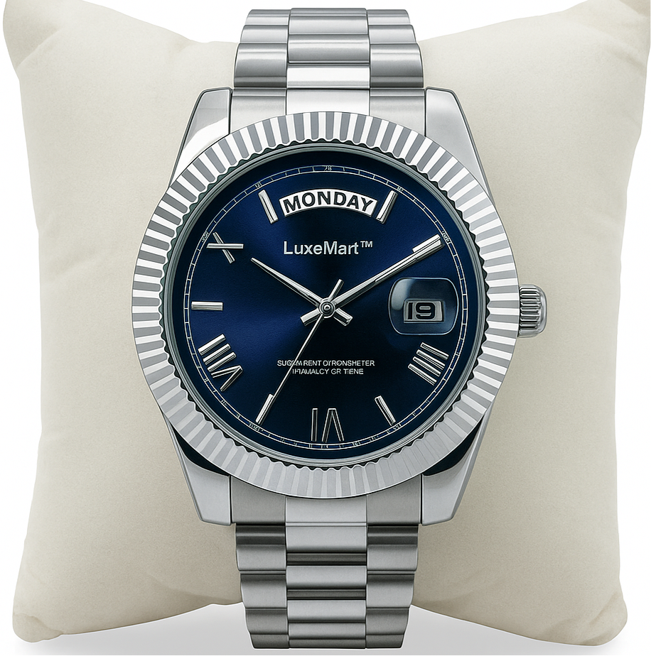 Reloj de Lujo LuxeMart™ – Esfera Azul