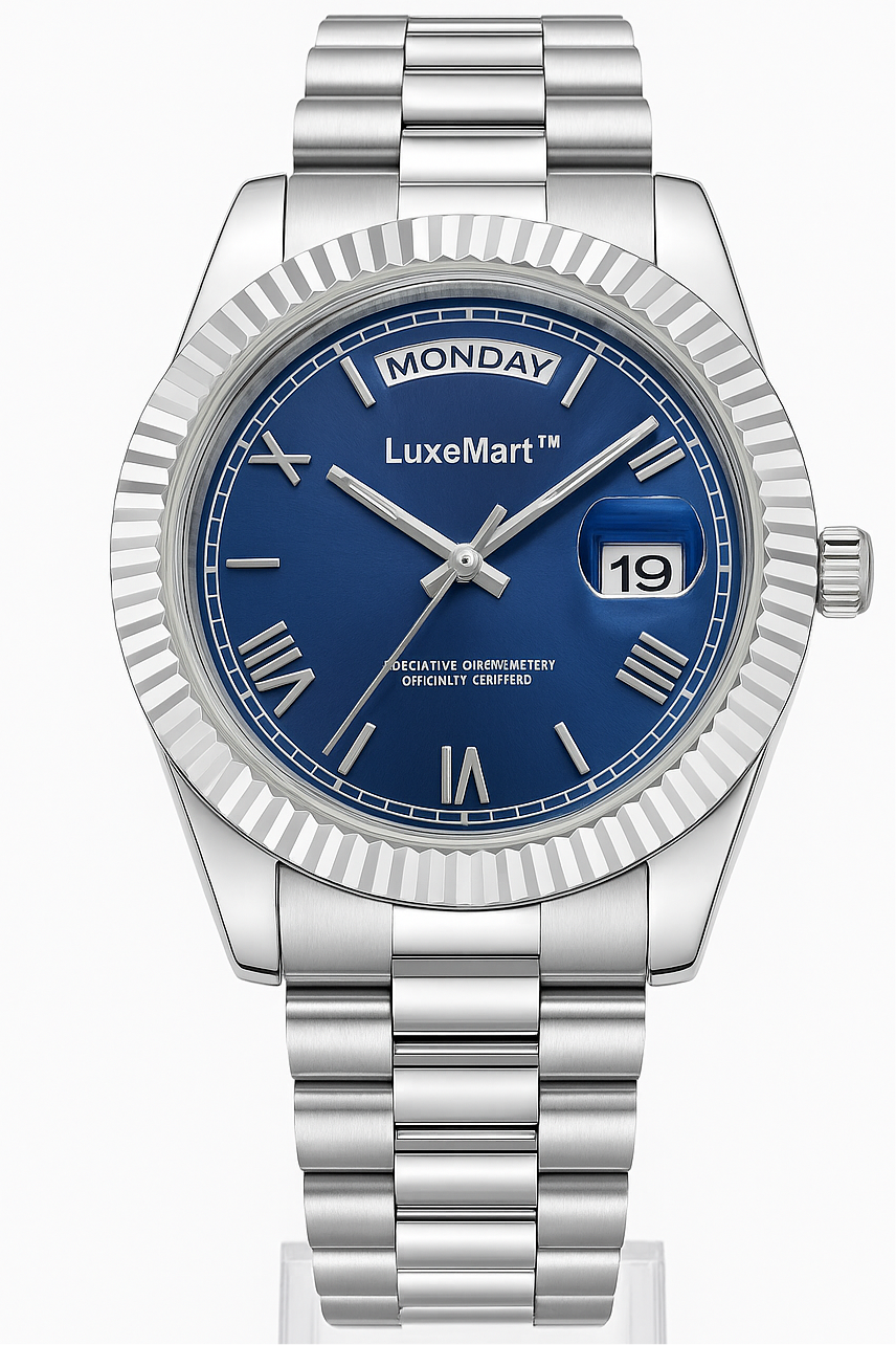 Reloj de Lujo LuxeMart™ – Esfera Azul