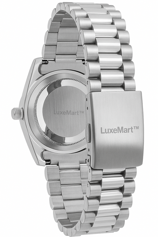 Reloj de Lujo LuxeMart™ – Esfera Plateada