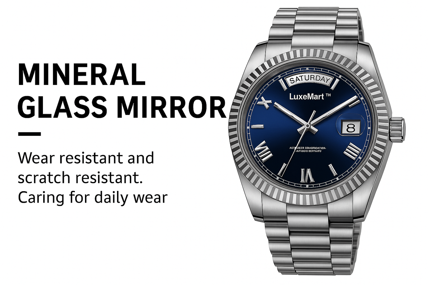 Reloj de Lujo LuxeMart™ – Esfera Azul