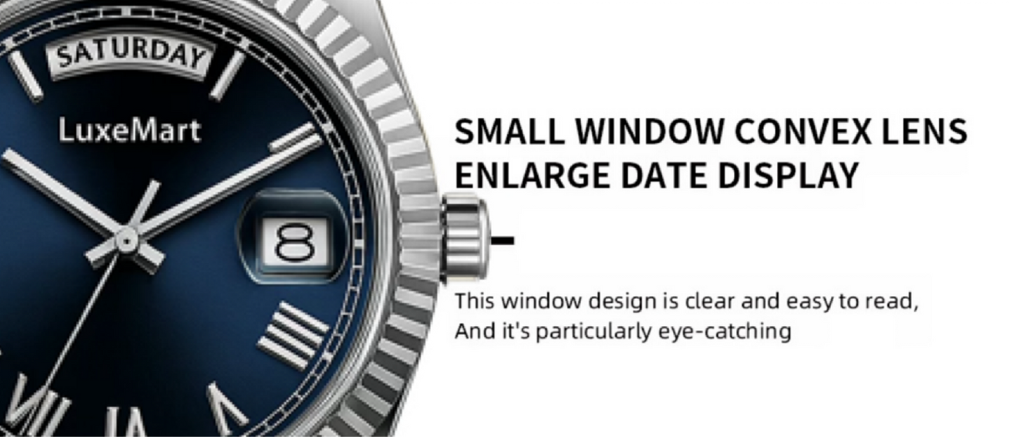 Reloj de Lujo LuxeMart™ – Esfera Azul